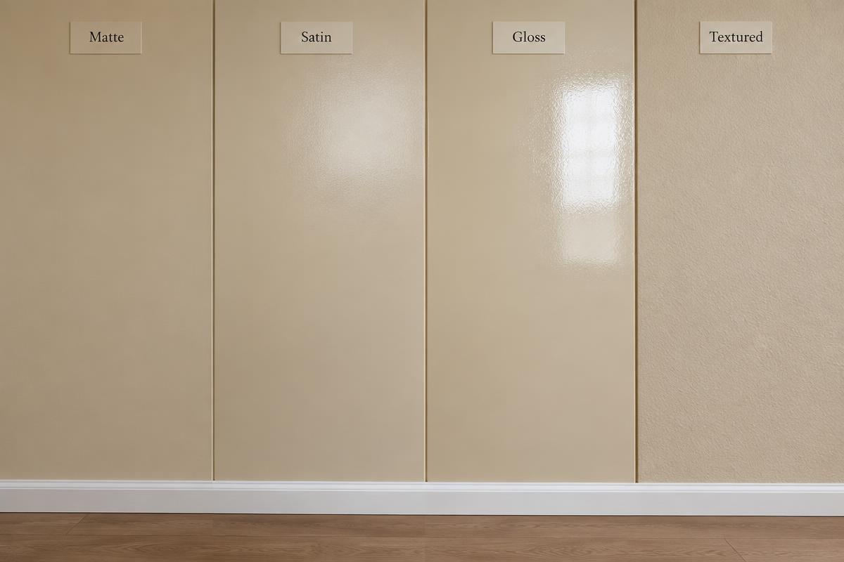 Trabajo de pintura relacionado con Acabados de pintura para paredes: cuáles existen y cuál elegir