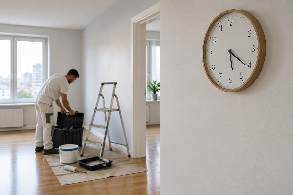Trabajo de pintura relacionado con Cuánto se tarda en pintar un piso