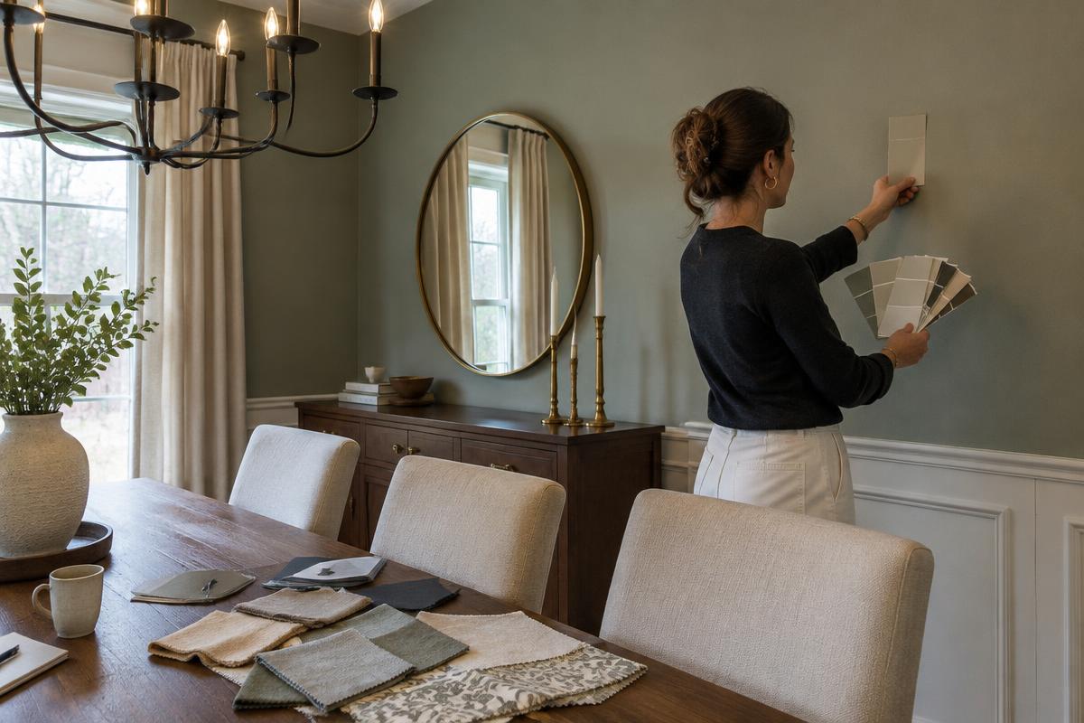 Trabajo de pintura relacionado con Decoración y pintura: cómo elegir colores y acabados para cada estancia
