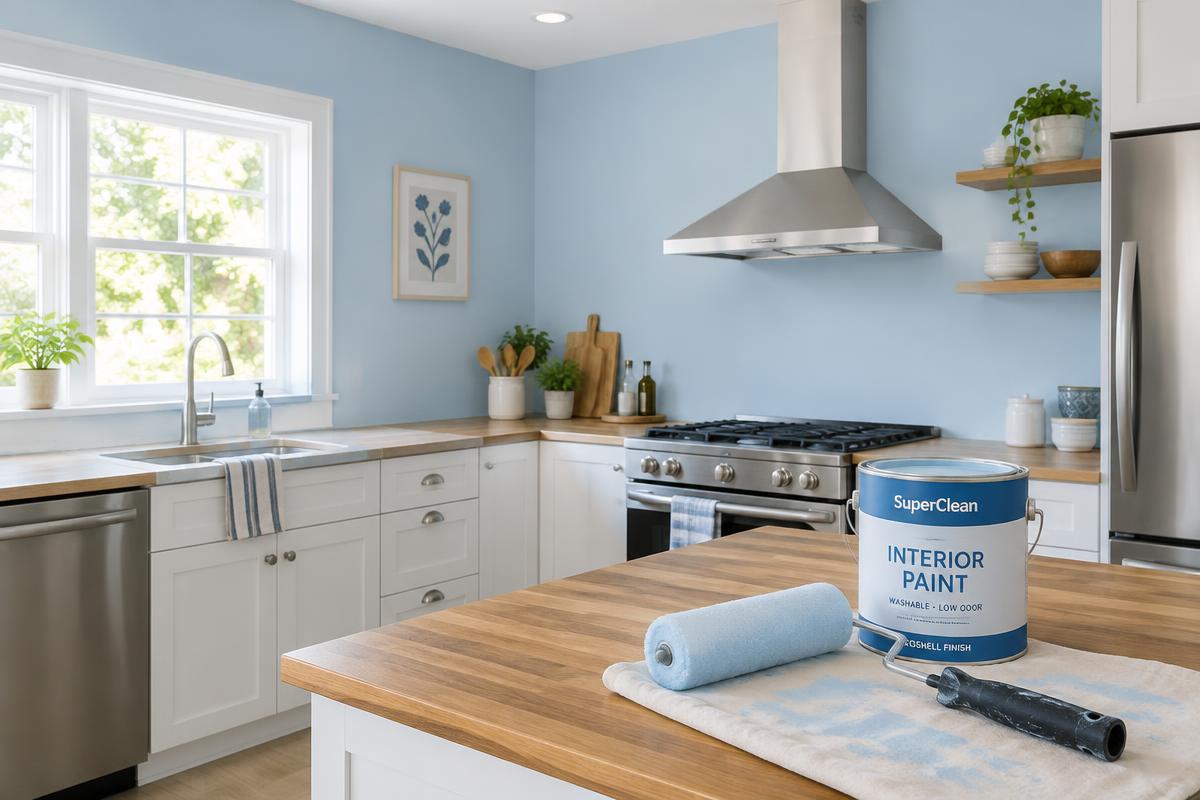 Trabajo de pintura relacionado con Pintura para interiores: qué tipo elegir para cada habitación