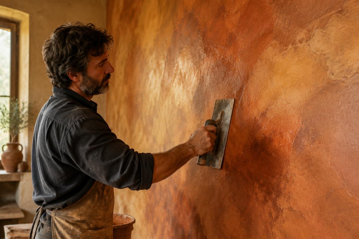 Trabajo de pintura relacionado con Tierras florentinas: qué son, cómo se aplican y qué acabados consiguen